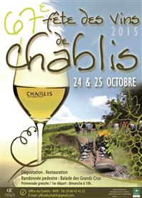 Affiche de la Fête des vins de Chablis