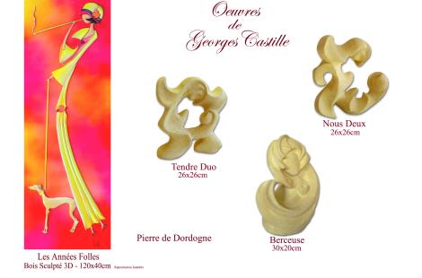 12-Tableaux et Sculptures - Oeuvres de Georges Castille