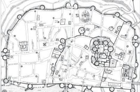 Plan intemporel de la ville de Joigny