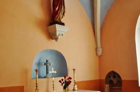 7. Charrecey autel du Sacré-Coeur